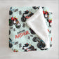 Monster Trucks Personalized Minky Blanket