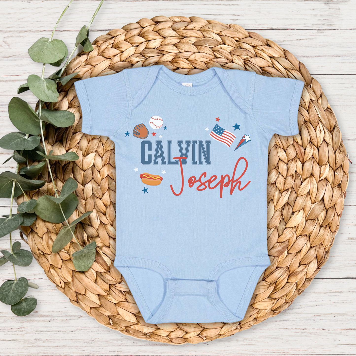 Take Me Out To The Ballgame Personalized Graphic Bodysuit | Multiple Colorways