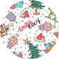 Mean But Merry Christmas Personalized Minky Blanket