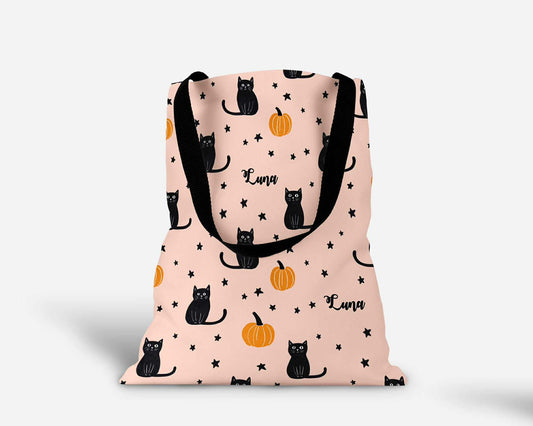 Purr-anormal Activity Halloween Oversized Trick Or Treat Bag