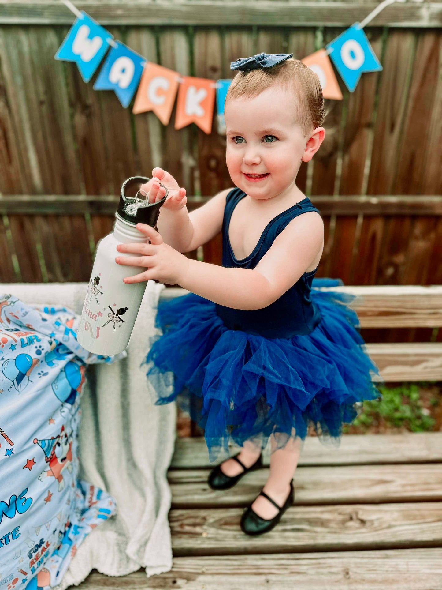 Ballerina Personalized Kids Water Bottle