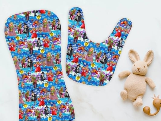 Muppets A Christmas Carol Burp Cloth & Bib