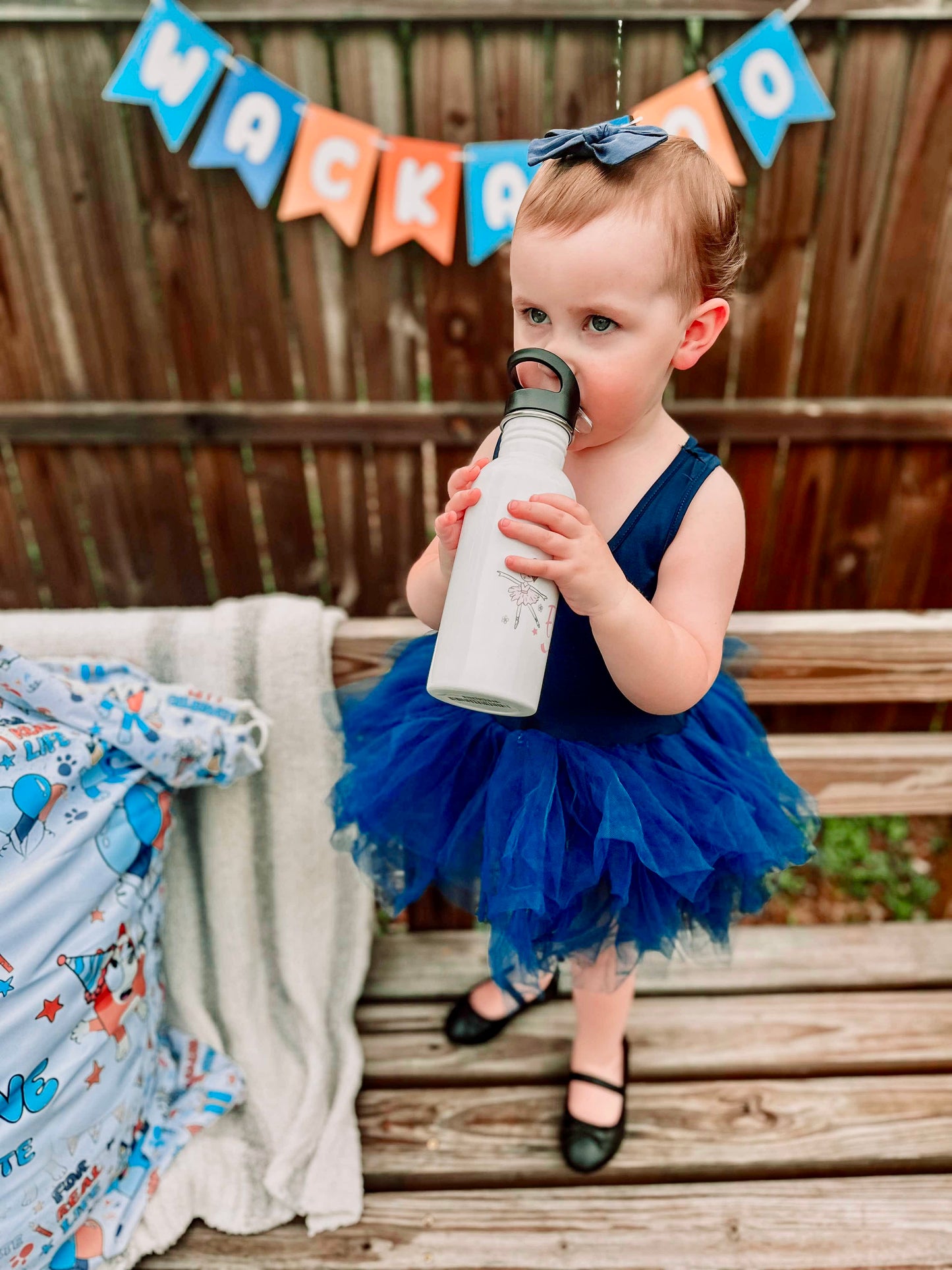 Ballerina Personalized Kids Water Bottle