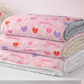Lollypop Hearts Personalized Sherpa Blanket