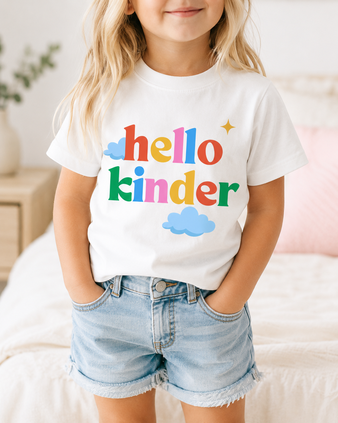 Back To School Hello Kids Graphic Tee  | Multiple Colorways & Grades