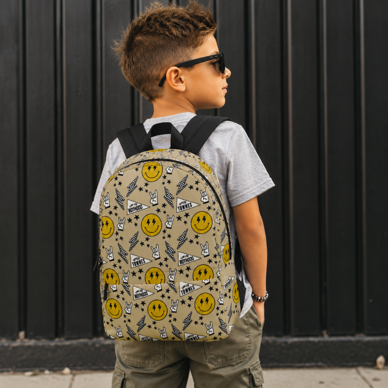 Kids Full Size Personalized Backpack | Long Live Boyhood