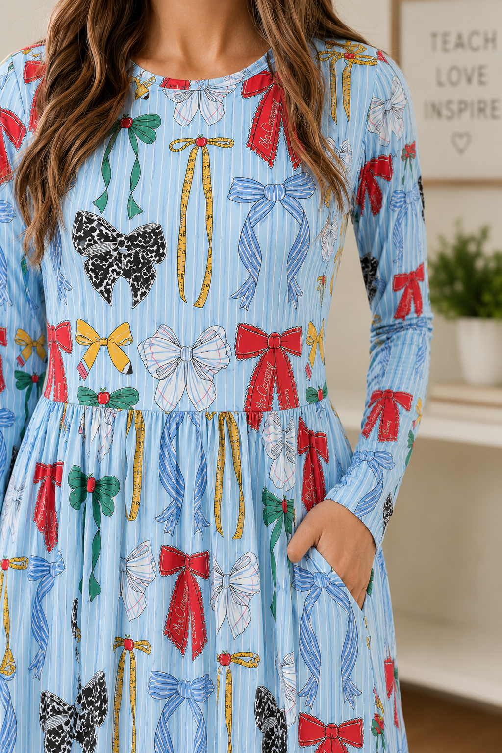 Women's Personalized Jersey Midi Dress | Books & Bows