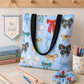 Books & Bows Personalized Tote Bag