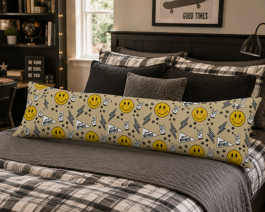 Personalized Body Pillow Cover | Long Live Boyhood
