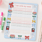 Kids Personalized Whiteboard | Books & Bows