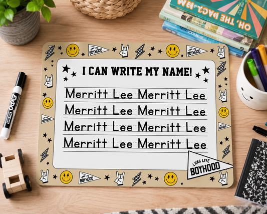 Kids Personalized Whiteboard | Long Live Boyhood