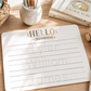 Kids Personalized Whiteboard | Hello My Name is