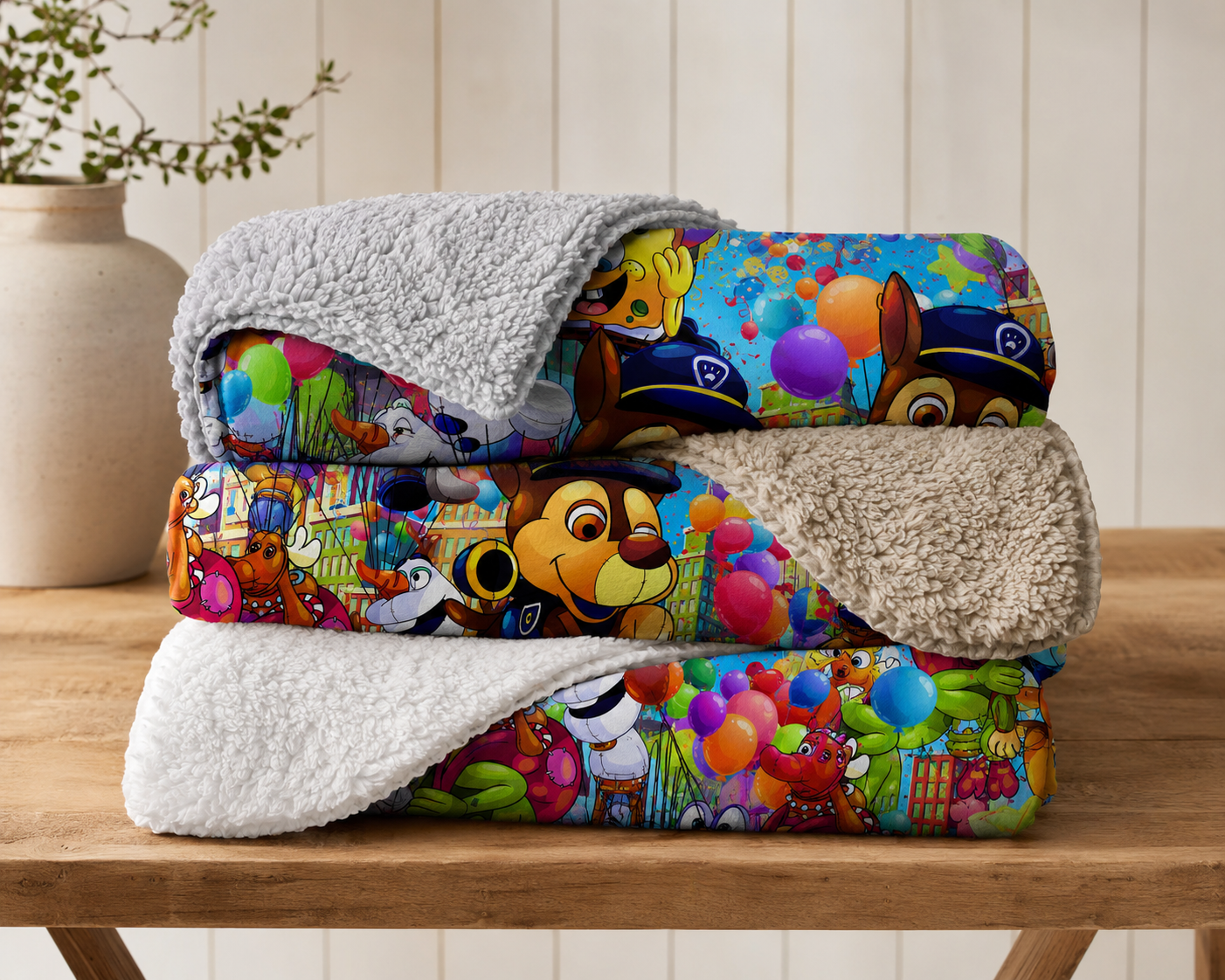 Macy's Thanksgiving Parade Sherpa Blanket