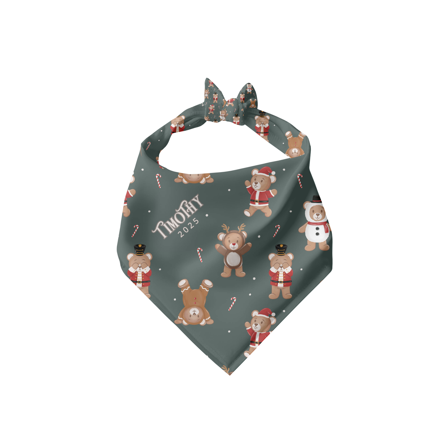 Teddy Bear Toyland Christmas Dog Pet Bandana