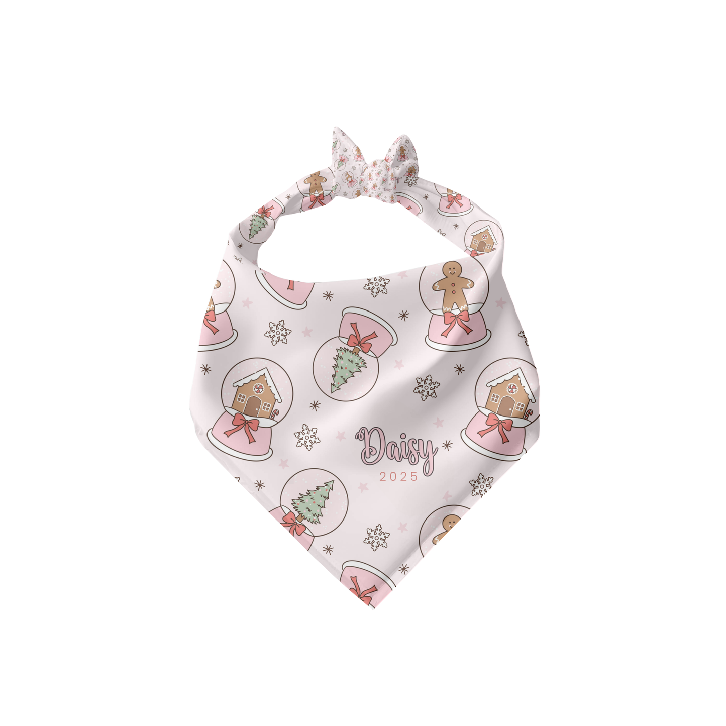 Winter Globes Christmas Dog Pet Bandana
