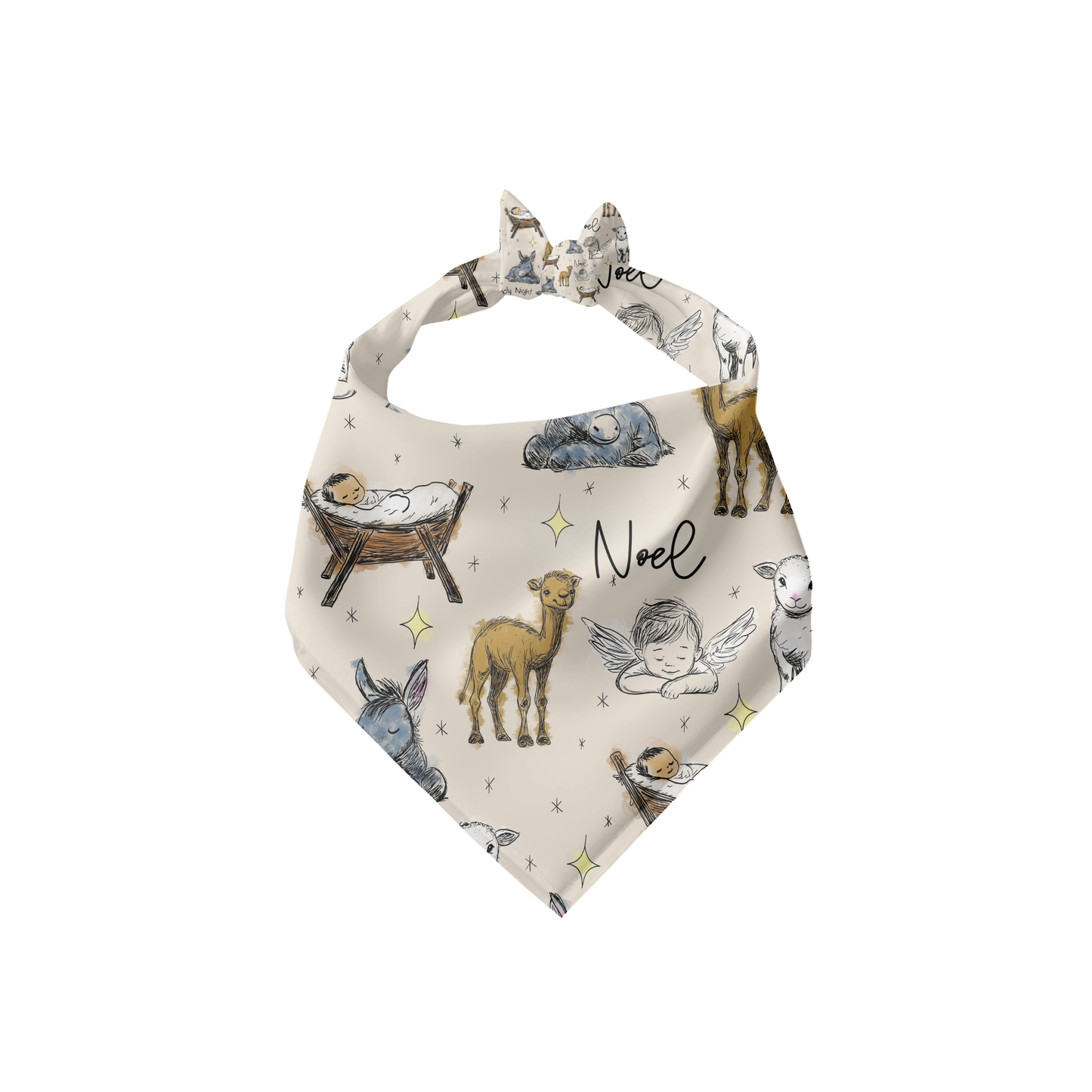 Holy Night Christmas Dog Pet Bandana