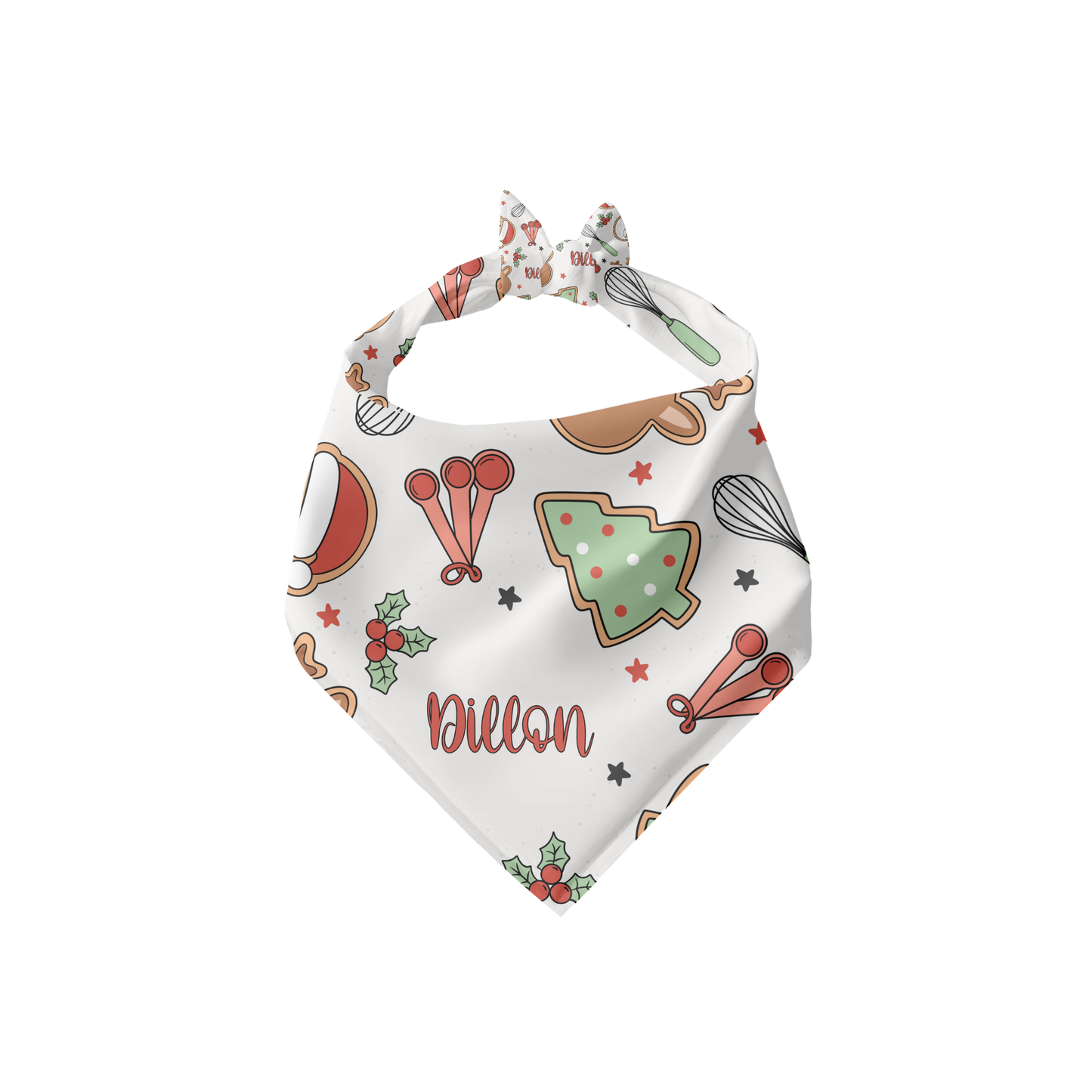 Christmas Cookies Dog Pet Bandana