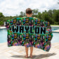 Chicken Jockey Personalized Kids Beach Towel 30 X 60