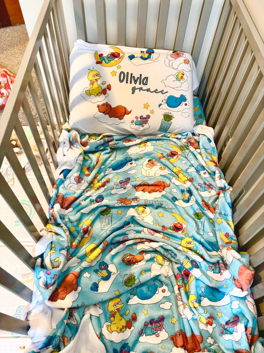 Snoozy Street Personalized Minky Blanket