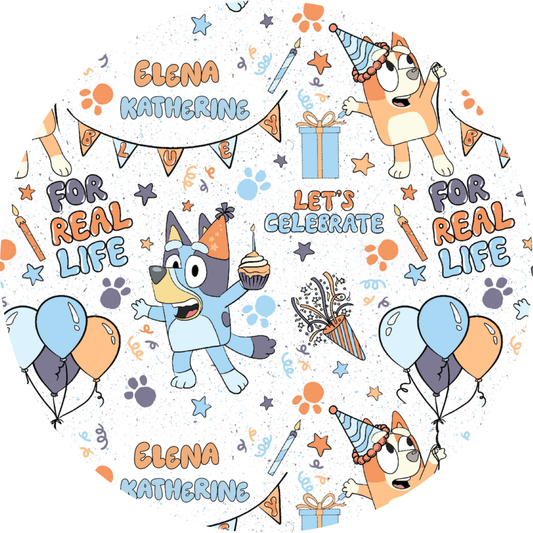 Wackadoo Party Personalized Name Infant Gown
