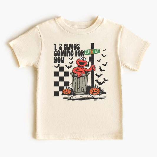 Elmo Street Halloween Kids Graphic Tee | Multiple Colorways