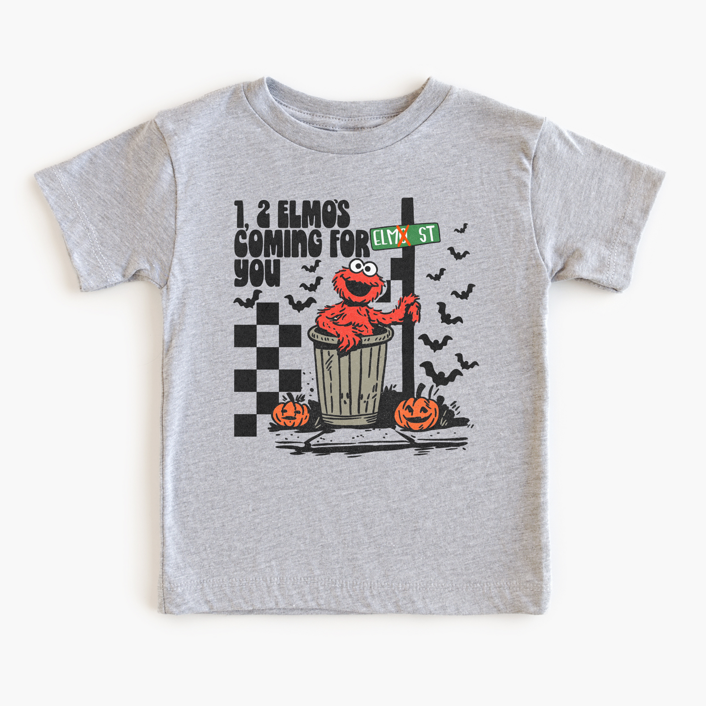 Elmo Street Halloween Kids Graphic Tee | Multiple Colorways