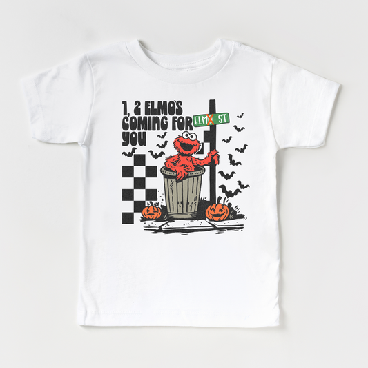 Elmo Street Halloween Kids Graphic Tee | Multiple Colorways