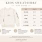 Kids Personalized Crewneck Sweatshirt | Books & Bows