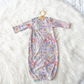 Marie Personalized Name Infant Gown