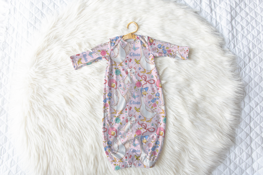 Marie Personalized Name Infant Gown