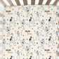 Spooky Scary Skeletons Halloween Personalized Crib Sheet