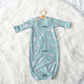 Seeing Spots Personalized Name Infant Gown