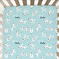 Seeing Spots Personalized Crib Sheet
