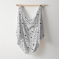 Spooky Webs Halloween Personalized Name Swaddle Blanket
