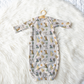 Hundred Acre Woods Personalized Name Infant Gown