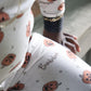 Pumpkins Black Trim Long Sleeve Jersey Jams – Two-Piece Loungewear Set
