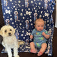 Upload Your Pet! Personalized Minky Blanket with Custom Pet Cartoon & Name