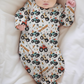 Easter Monster Trucks Personalized Name Infant Gown