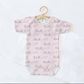 Solid Color Script & Block Font Personalized Name Baby Bodysuit