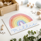 Rainbow Pastels Doodle Font Kids Personalized 30 Piece Puzzle