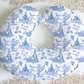 Tale As Old As Time Blue Personalized Name Nursing Pillow Cover
