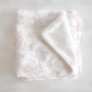 Tale As Old As Time Pink Toile Personalized Minky Blanket