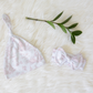 Tale As Old As Time Pink Personalized Name Knotted Newborn Hat & Bow Headband