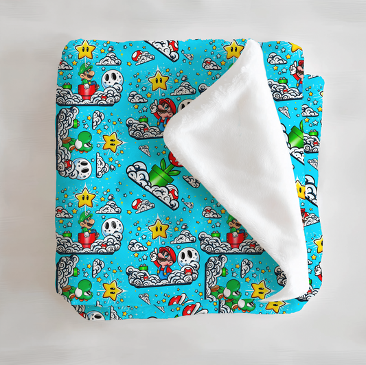 It's-A-Me! Minky Blanket - Little Britches Collaboration