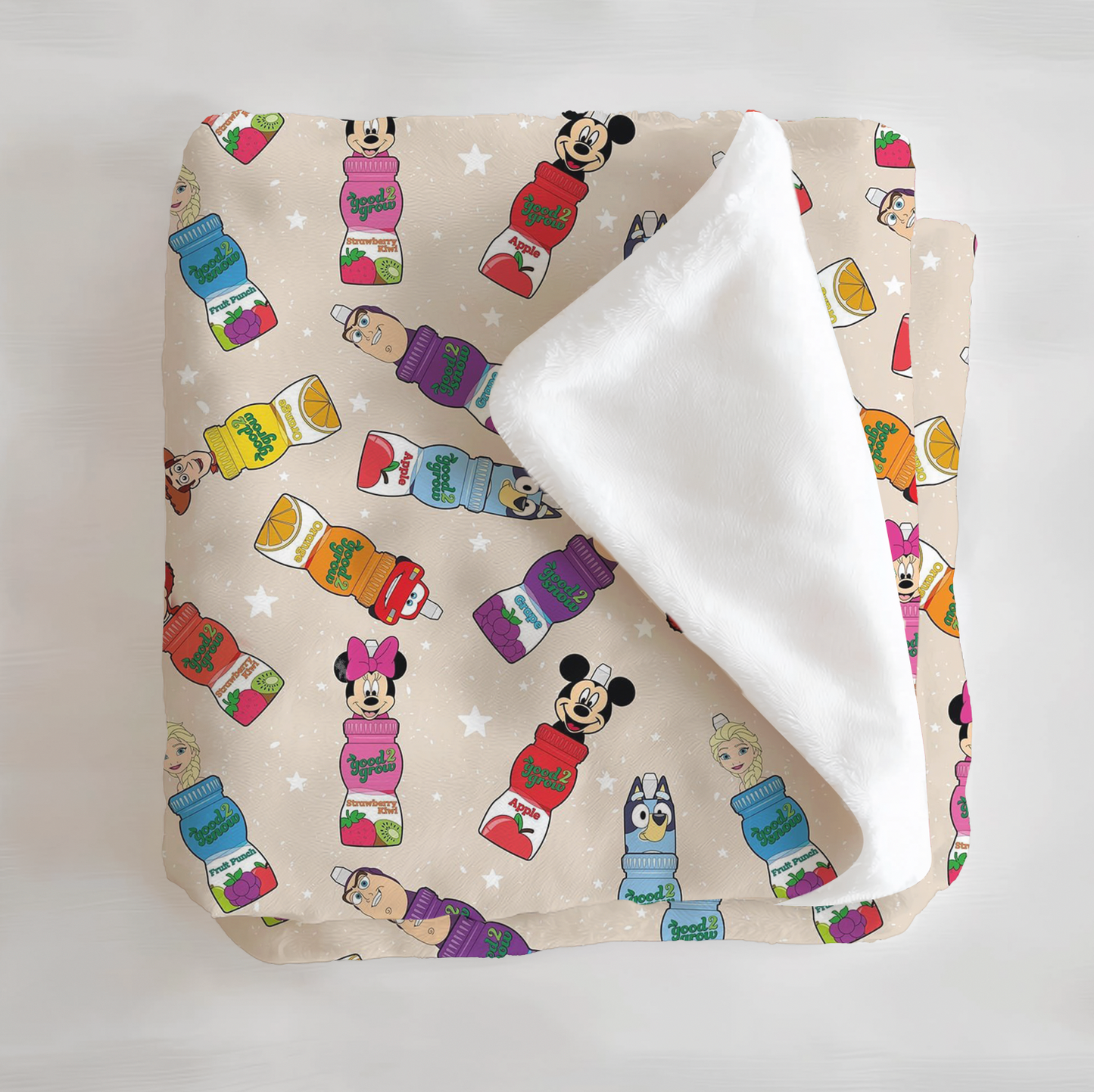 Sippy Sippy! Minky Blanket - Little Britches Collaboration