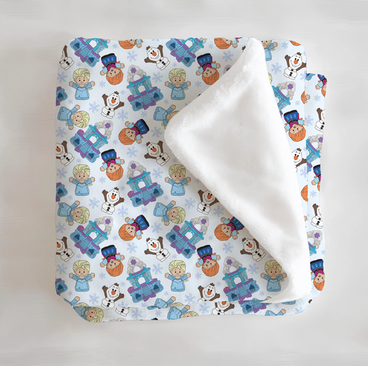 Tiny People Worth Melting For Minky Blanket - Little Britches Collaboration