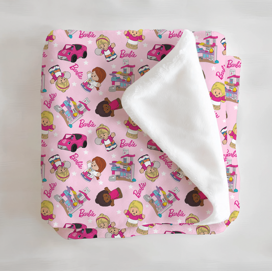 Tiny People Malibu Minky Blanket - Little Britches Collaboration