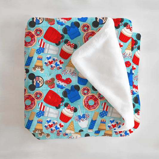 Liberty Bites Minky Blanket - Little Britches Collaboration