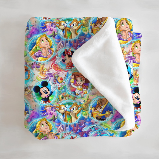 Bubble Magic Minky Blanket - Little Britches Collaboration