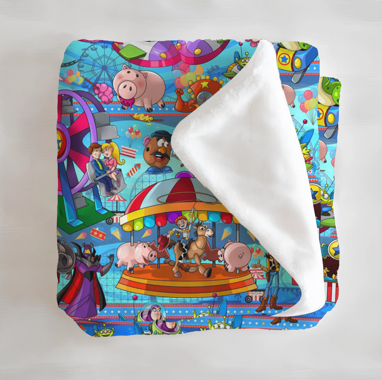 Toy Story Carnival Minky Blanket - Little Britches Collaboration